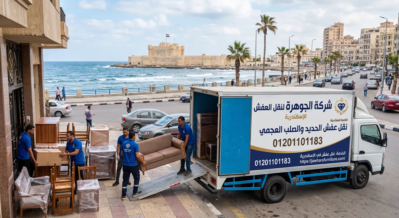 نقل عفش الحديد والصلب العجمي شركة الجوهرة لنقل العفش بالإسكندرية